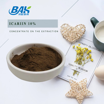 10% Icariin Epimedium Extract bột bột màu vàng nhạt