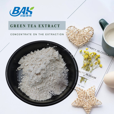 Sản phẩm hàng loạt chiết xuất trà xanh EGCG CAS NO 989-51-5 Epigallocatechin Gallate 98% Bột trắng