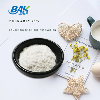 Bột Puerarin hữu cơ 30% 98% Bổ sung sức khỏe cho nam giới Chiết xuất rễ cây sắn dây