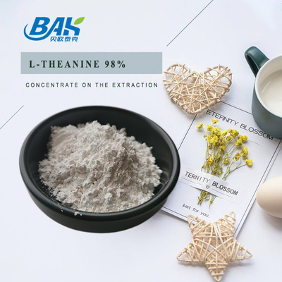 3081-61-6 Bột chiết xuất trà xanh Theanine 98% chiết xuất thảo dược tự nhiên cho chế độ ăn uống lành mạnh