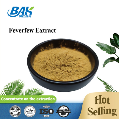 00,3% -1,2% Parthenolide bổ sung dinh dưỡng bột sốt chiết xuất bột màu vàng nâu