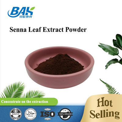 Độ hòa tan trong nước tuyệt vời Sennosides 20% chiết xuất lá Senna bột kháng khuẩn