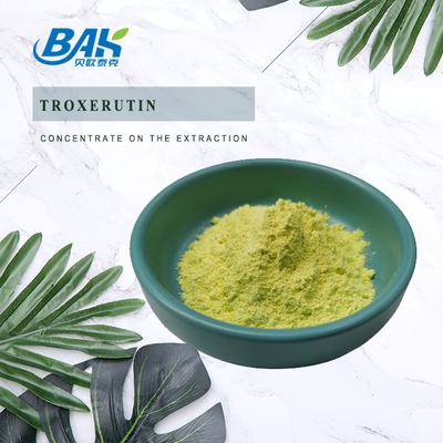 BAK sản xuất Troxerutin bổ sung tăng cường miễn dịch Bột vàng CAS 7085-55-4 1.65g/Cm3