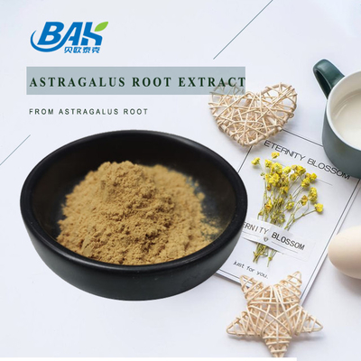 Astragalus tự nhiên Polysaccharide Astragalus gốc chiết xuất màu vàng nâu bột miễn dịch kích thích