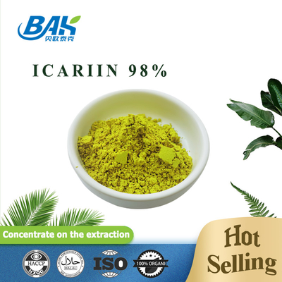 Chiết xuất thảo dược Bột Icariin 98% Bột chiết xuất Epimedium
