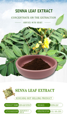 20% Sennosides Chiết xuất lá Senna Bột bổ sung 100% hòa tan trong nước