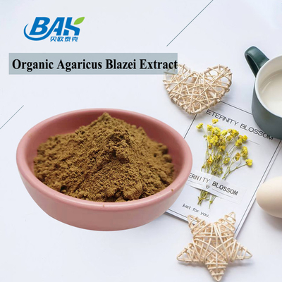 10% - 50% Polysaccharide Chiết xuất nấm bổ sung hữu cơ Agaricus Blazei chiết xuất