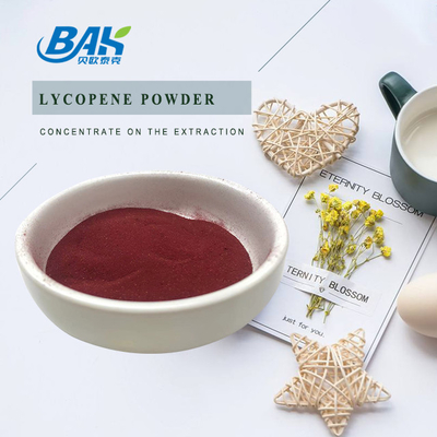 60 đến 80 lưới Cà chua Lycopene Bột màu đỏ sẫm 5% 10% 20% 50% 98%