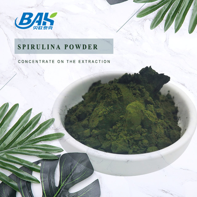 100% hữu cơ Spirulina Capsule Thực phẩm bổ sung Bột màu xanh lá cây đậm