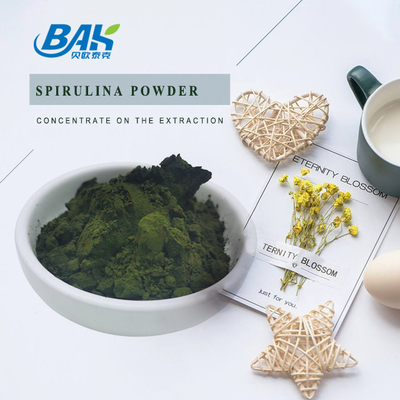 100% hữu cơ Spirulina Capsule Thực phẩm bổ sung Bột màu xanh lá cây đậm