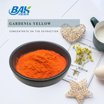 Gardenia Yellow Bột màu thực phẩm Chất phụ gia thực phẩm tự nhiên 94238-00-3