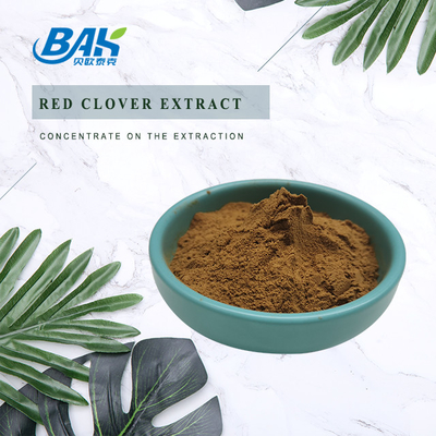 Isoflavones Bổ sung sức khỏe cho phụ nữ Chiết xuất cỏ ba lá đỏ Màu nâu sẫm