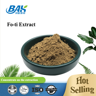 Polygonum Multiflorum Thunb Foti Root Extract Bột màu nâu vàng 10: 1 20: 1