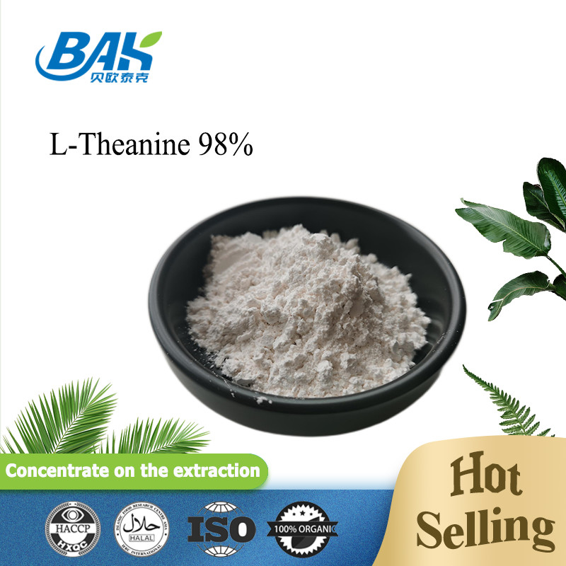 3081-61-6 Bột chiết xuất trà xanh Theanine 98% chiết xuất thảo dược tự nhiên cho chế độ ăn uống lành mạnh