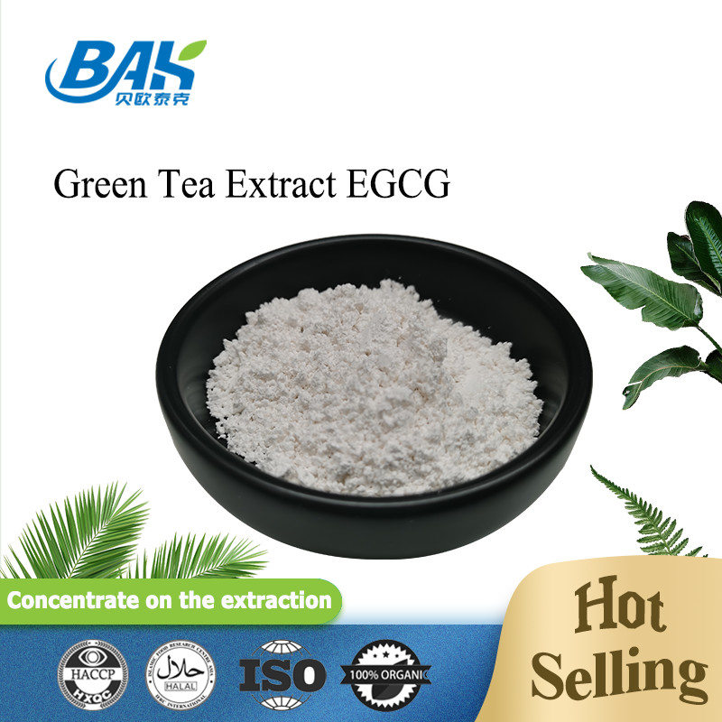 Sản phẩm hàng loạt chiết xuất trà xanh EGCG CAS NO 989-51-5 Epigallocatechin Gallate 98% Bột trắng