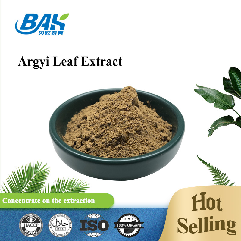 BAK Chất lượng cao vượt qua 80 lưới chiết xuất lá Artemisia Argyi màu nâu đậm bột Anti Cruor