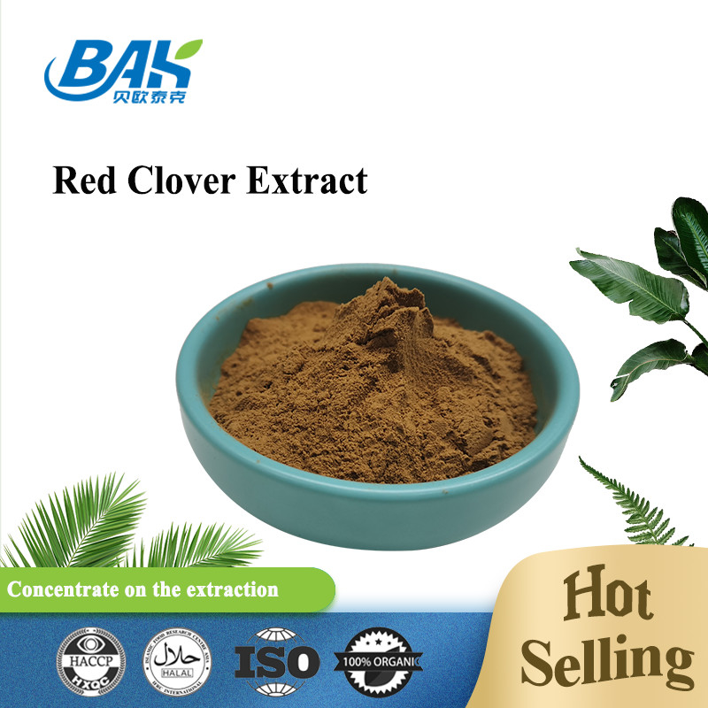 Isoflavones Bổ sung sức khỏe cho phụ nữ Chiết xuất cỏ ba lá đỏ Màu nâu sẫm